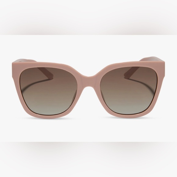 DIFF-EMILY FAUVER - GOOSE -NUDE/BROWN GRADIENT-POLARIZED SUNGLASSES-New - Picture 4 of 11